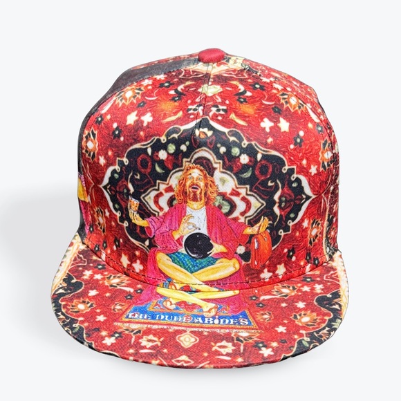 Coen Brothers The Big Lebowski Flat Bill Cap - The Dude Abides Jeff Bridges Hat - Picture 1 of 5